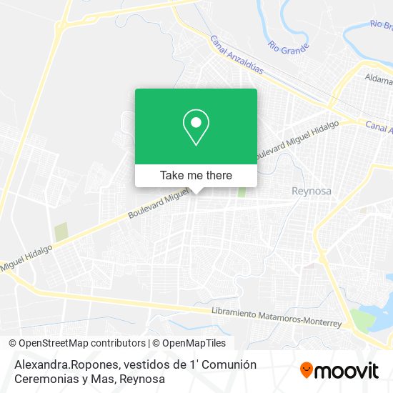 Alexandra.Ropones, vestidos de 1' Comunión Ceremonias y Mas map