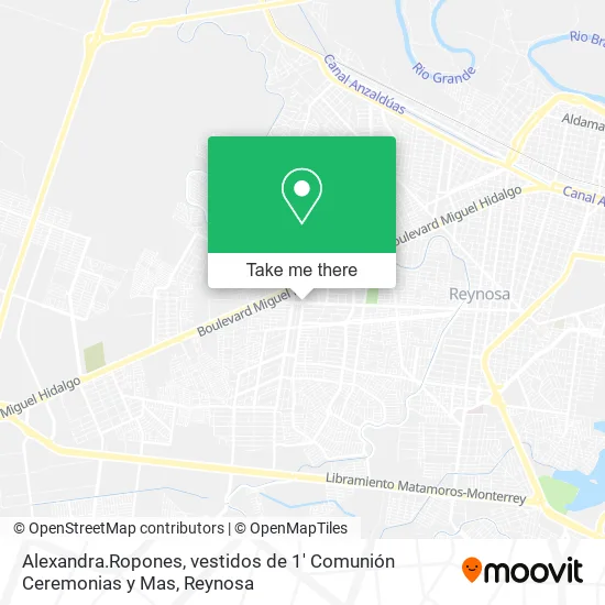 Alexandra.Ropones, vestidos de 1' Comunión Ceremonias y Mas map