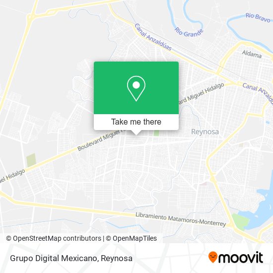 Mapa de Grupo Digital Mexicano