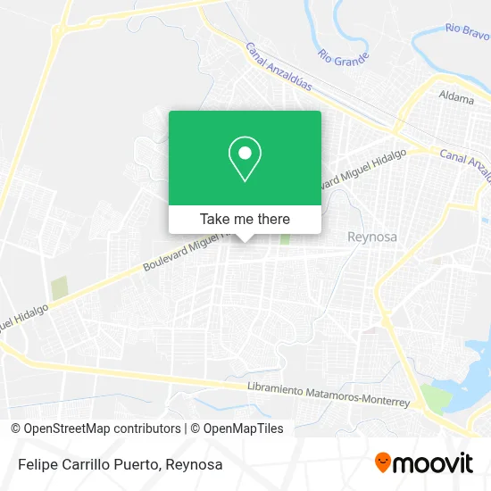 Felipe Carrillo Puerto map