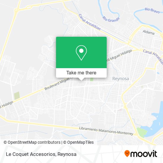 Mapa de Le Coquet Accesorios