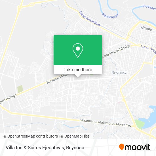 Mapa de Villa Inn & Suites Ejecutivas