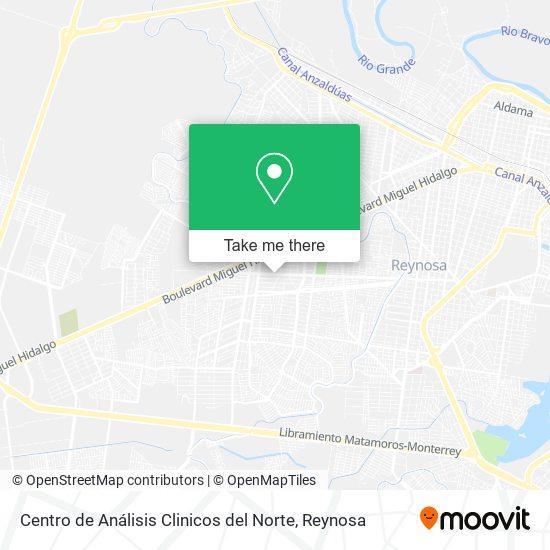 Centro de Análisis Clinicos del Norte map