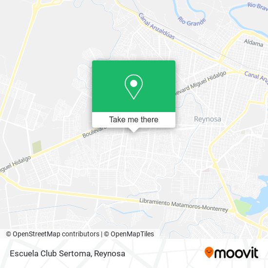 Mapa de Escuela Club Sertoma