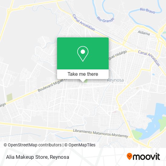 Alia Makeup Store map