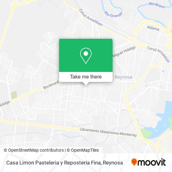 Casa Limon Pasteleria y Repostería Fina map