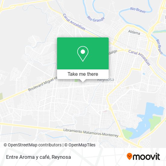 Mapa de Entre Aroma y café
