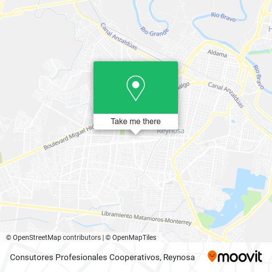 Consutores Profesionales Cooperativos map