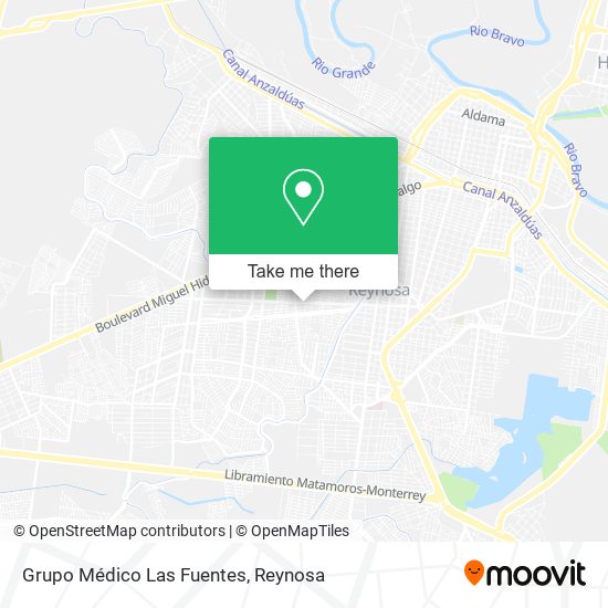 Mapa de Grupo Médico Las Fuentes