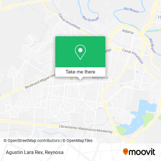 Mapa de Agustin Lara Rex