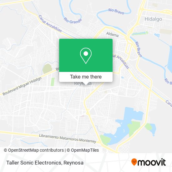 Taller Sonic Electronics map