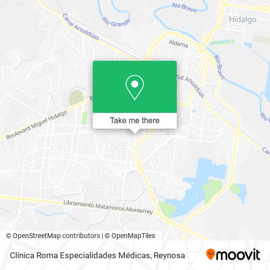 Clínica Roma Especialidades Médicas map