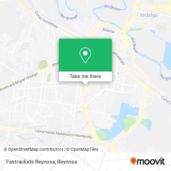 Mapa de Fastrackids Reynosa