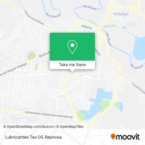 Mapa de Lubricantes Tex Oil