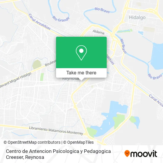 Centro de Antencion Psicologica y Pedagogica Creeser map