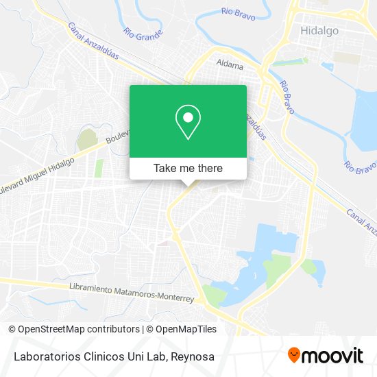 Laboratorios Clinicos Uni Lab map