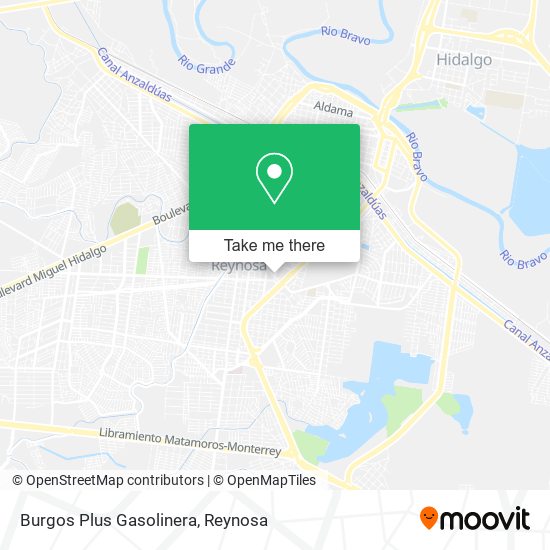 Burgos Plus Gasolinera map