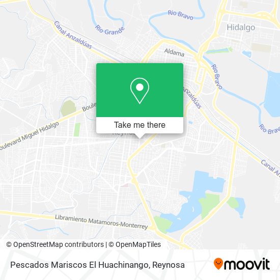 Pescados Mariscos El Huachinango map