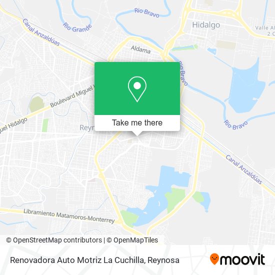 Mapa de Renovadora Auto Motriz La Cuchilla