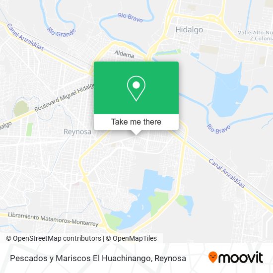 Pescados y Mariscos El Huachinango map