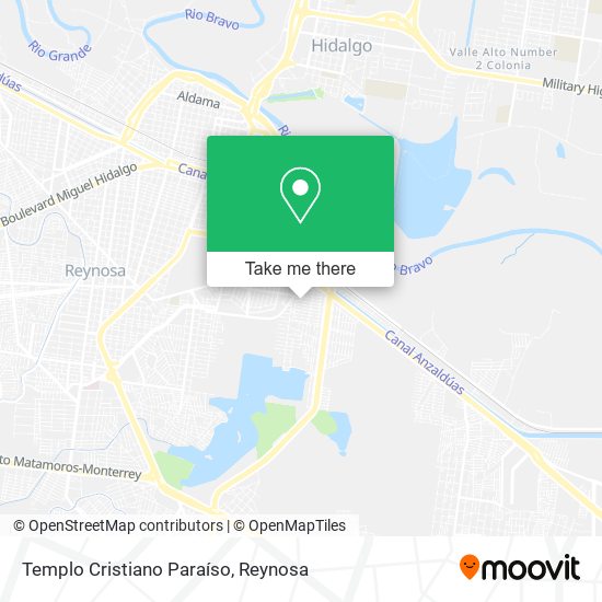 Templo Cristiano Paraíso map