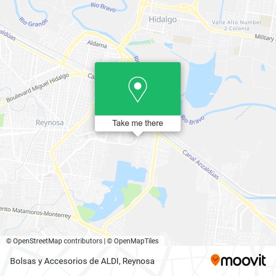 Mapa de Bolsas y Accesorios de ALDI