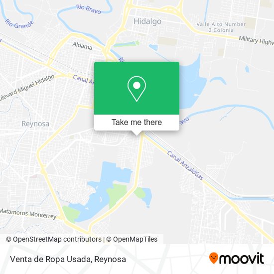 Mapa de Venta de Ropa Usada