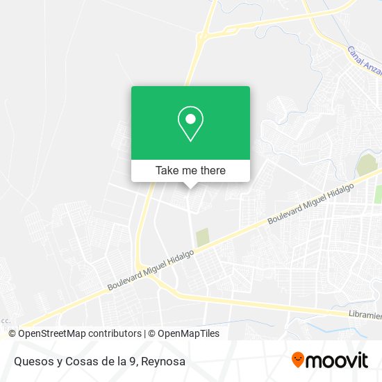 Quesos y Cosas de la 9 map