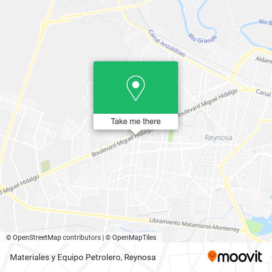 Materiales y Equipo Petrolero map