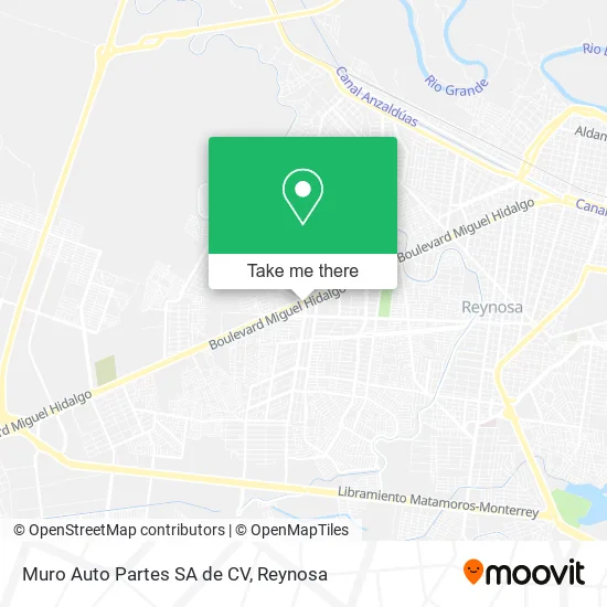 Muro Auto Partes SA de CV map
