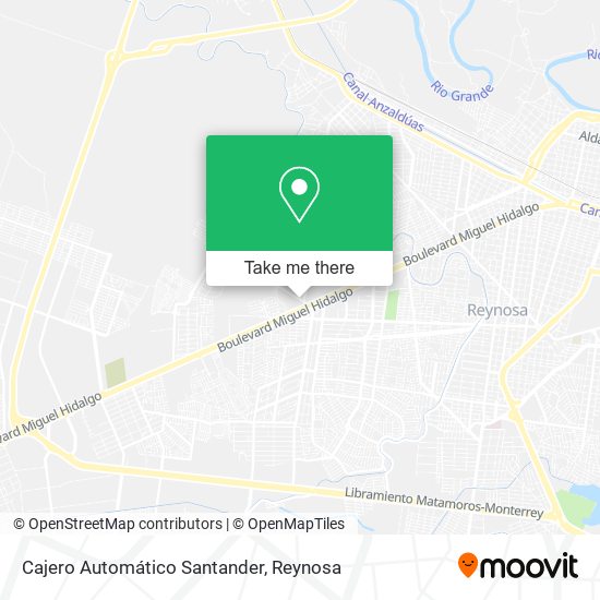 Cajero Automático Santander map
