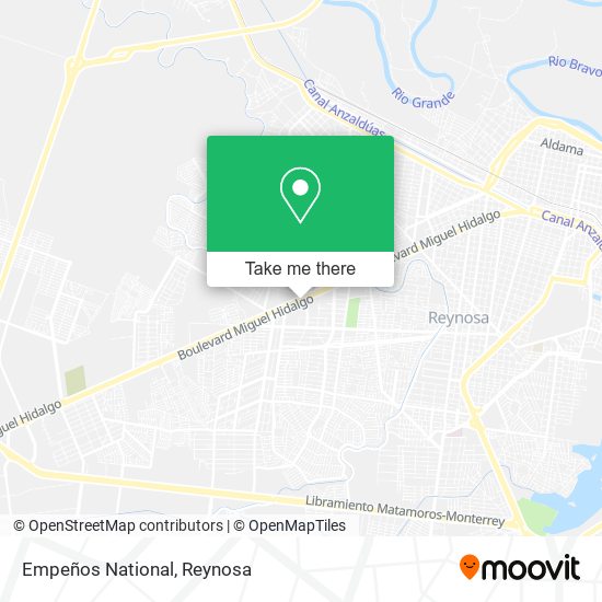 Mapa de Empeños National