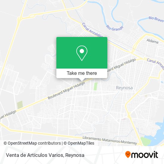 Venta de Artículos Varios map