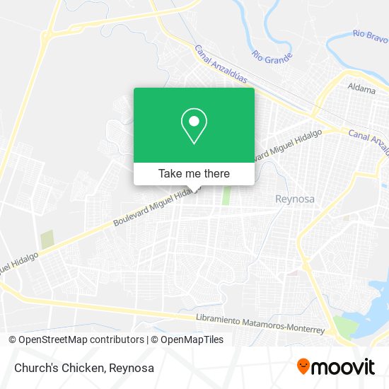 Church's Chicken map