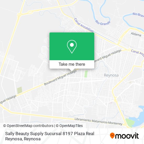 Sally Beauty Supply Sucursal 8197 Plaza Real Reynosa map