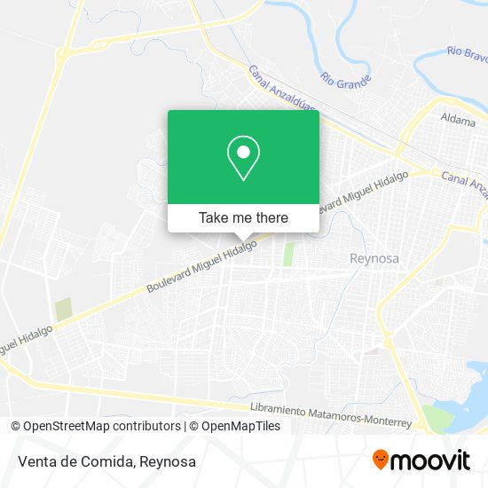 Venta de Comida map