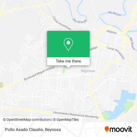 Mapa de Pollo Asado Claudio
