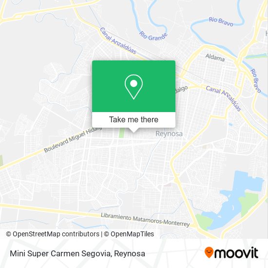 Mini Super Carmen Segovia map