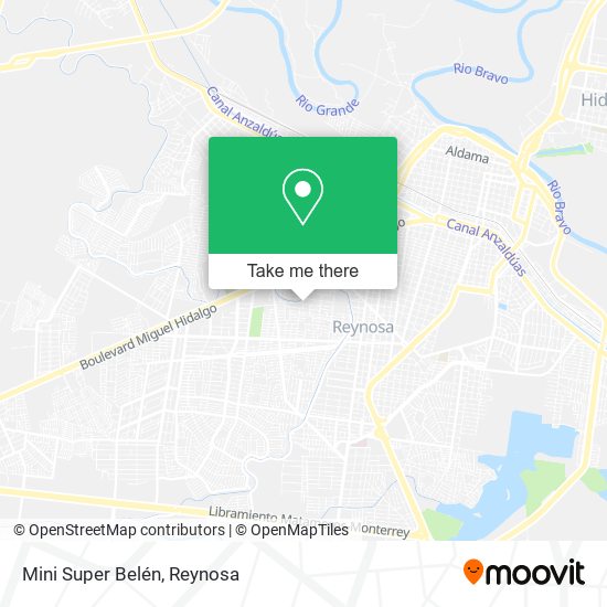 Mapa de Mini Super Belén