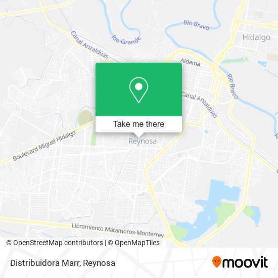 Mapa de Distribuidora Marr