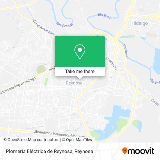 Plomería Eléctrica de Reynosa map