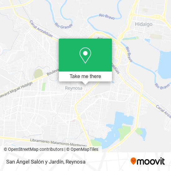 San Ángel Salón y Jardín map