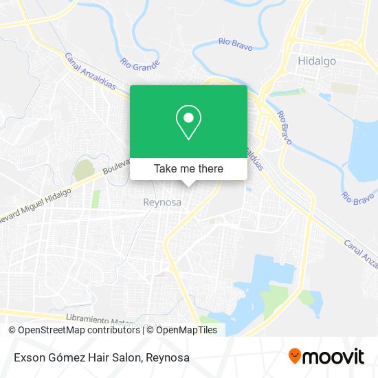 Mapa de Exson Gómez Hair Salon