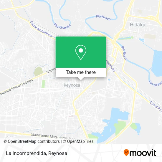 La Incomprendida map