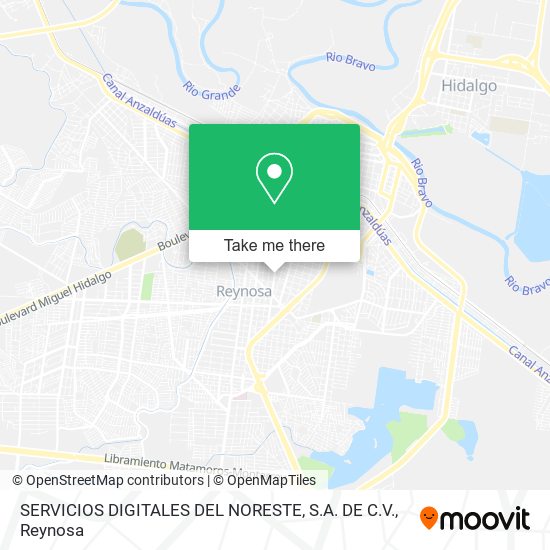 Mapa de SERVICIOS DIGITALES DEL NORESTE, S.A. DE C.V.
