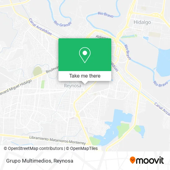 Grupo Multimedios map