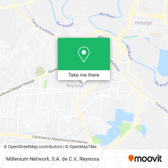 Millenium Network, S.A. de C.V. map
