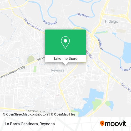 La Barra Cantinera map