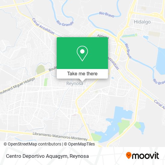 Mapa de Centro Deportivo Aquagym
