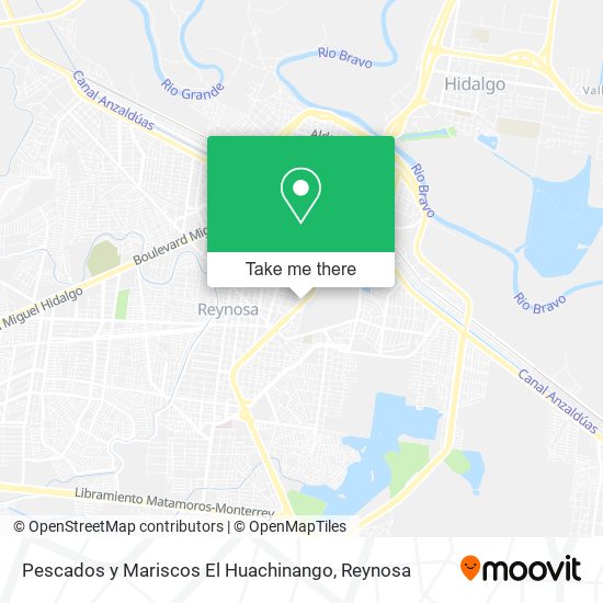 Pescados y Mariscos El Huachinango map